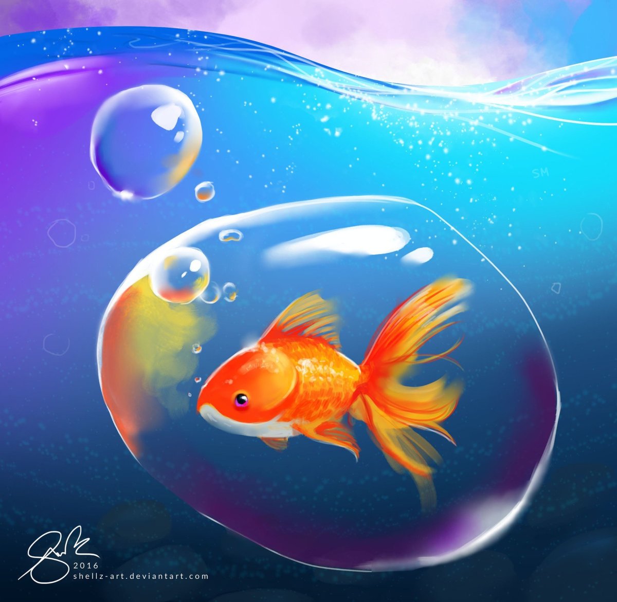 Красивые сказочные рыбки