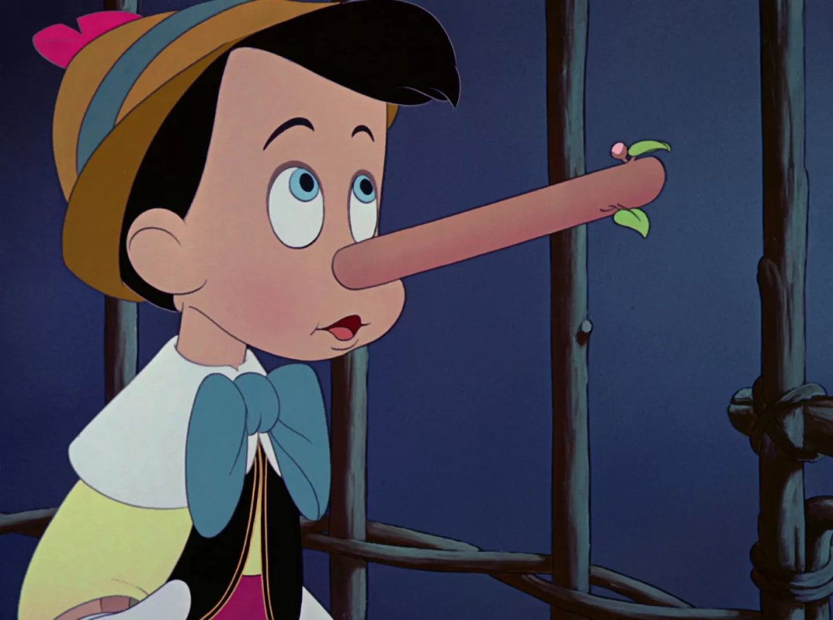 Длинный нос Пиноккио