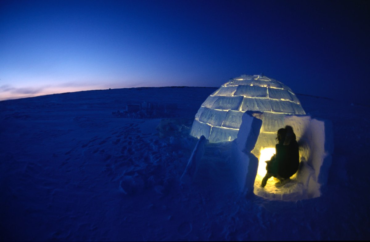 Иглу жилище эскимосов