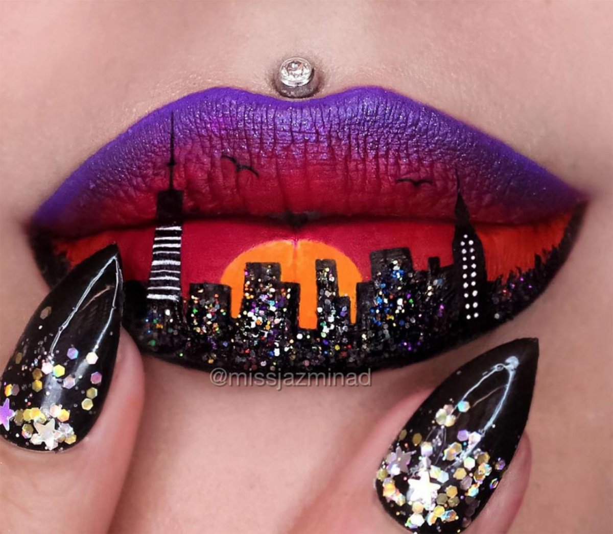 Цветные губы