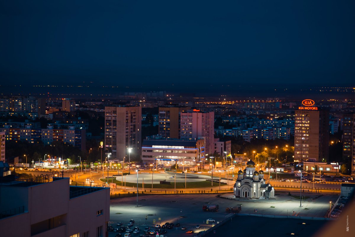 Самара с высоты птичьего полета