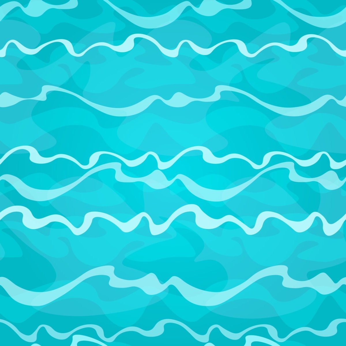 Фон волны мультяшный