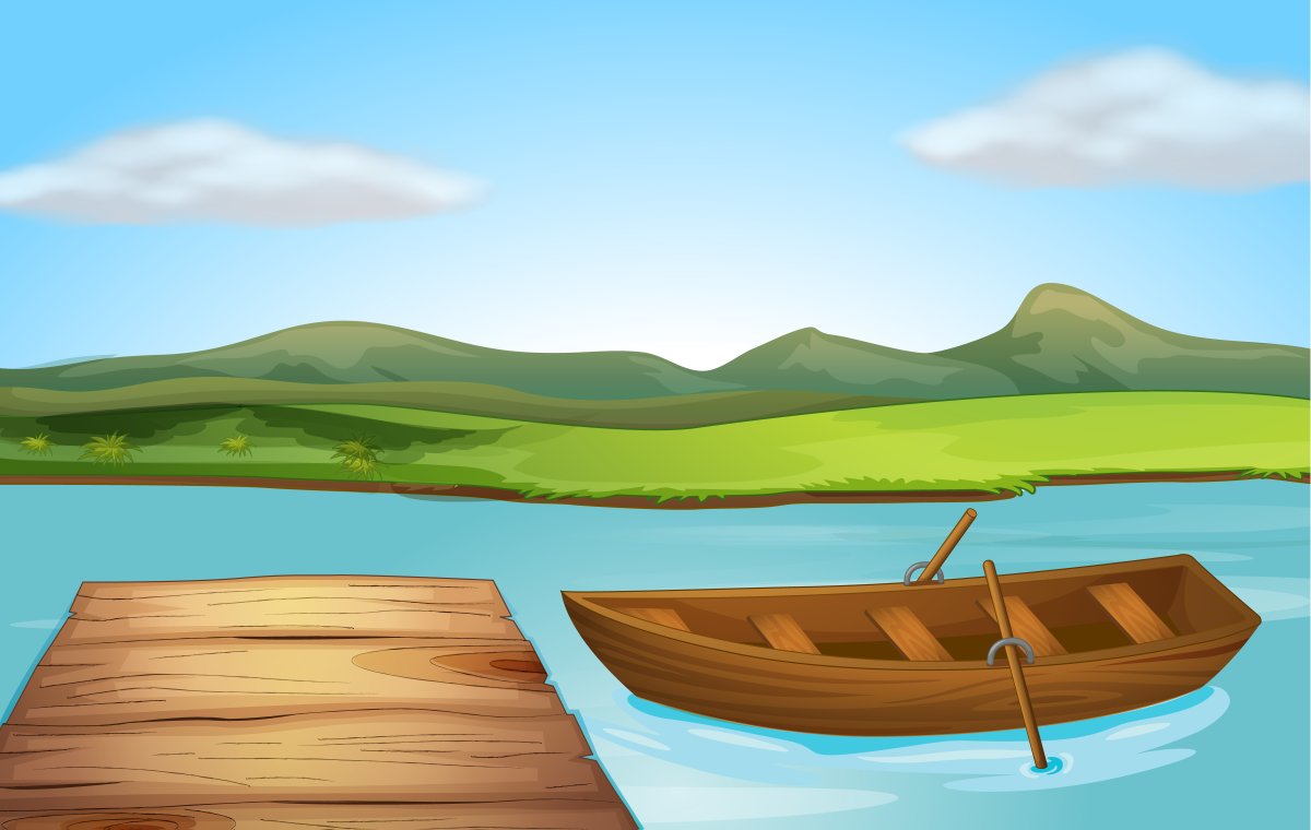 Пристань мультяшная