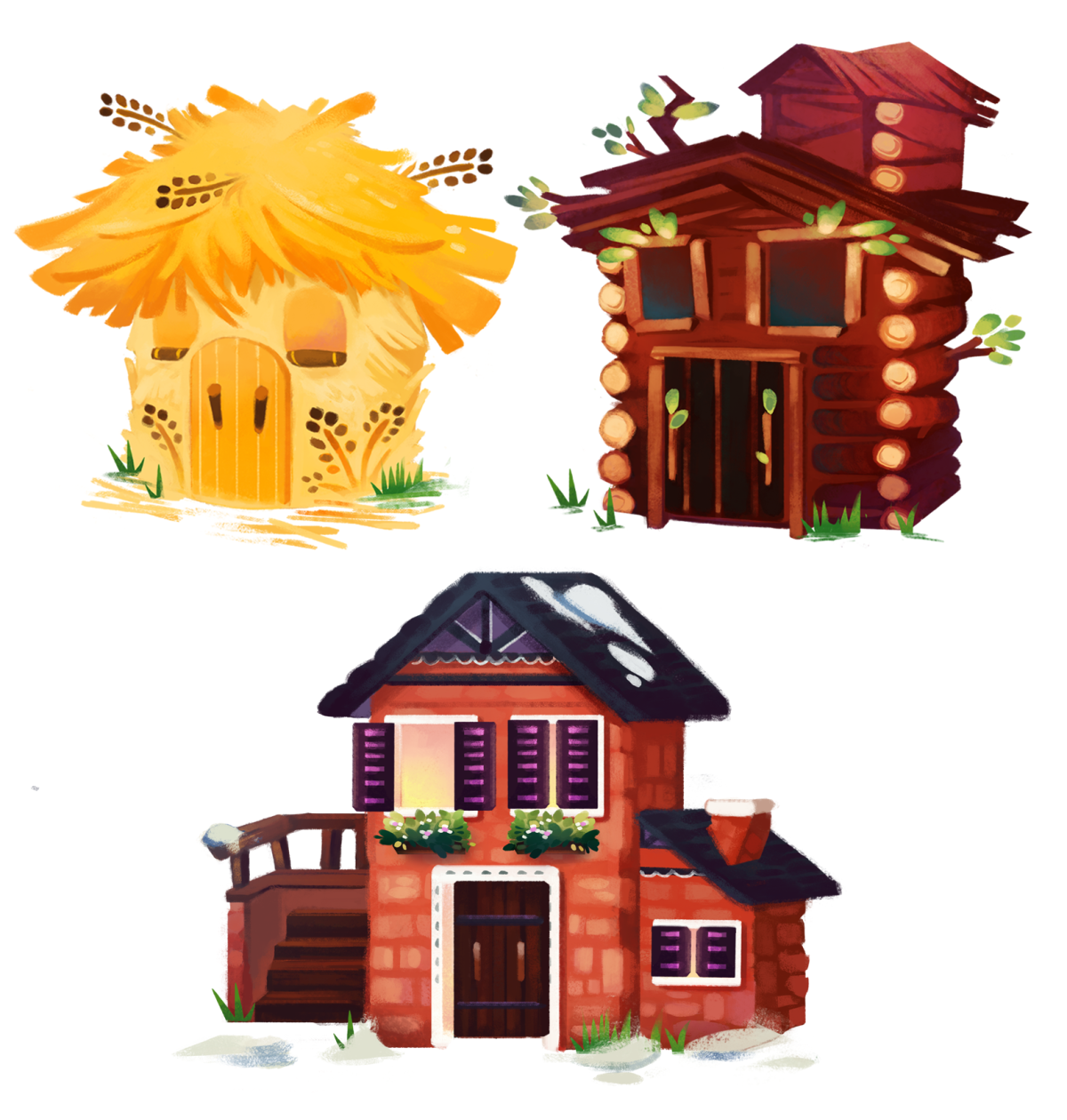 Домики Наф-Нафа Ниф-Нифа Нуф-Нуфа