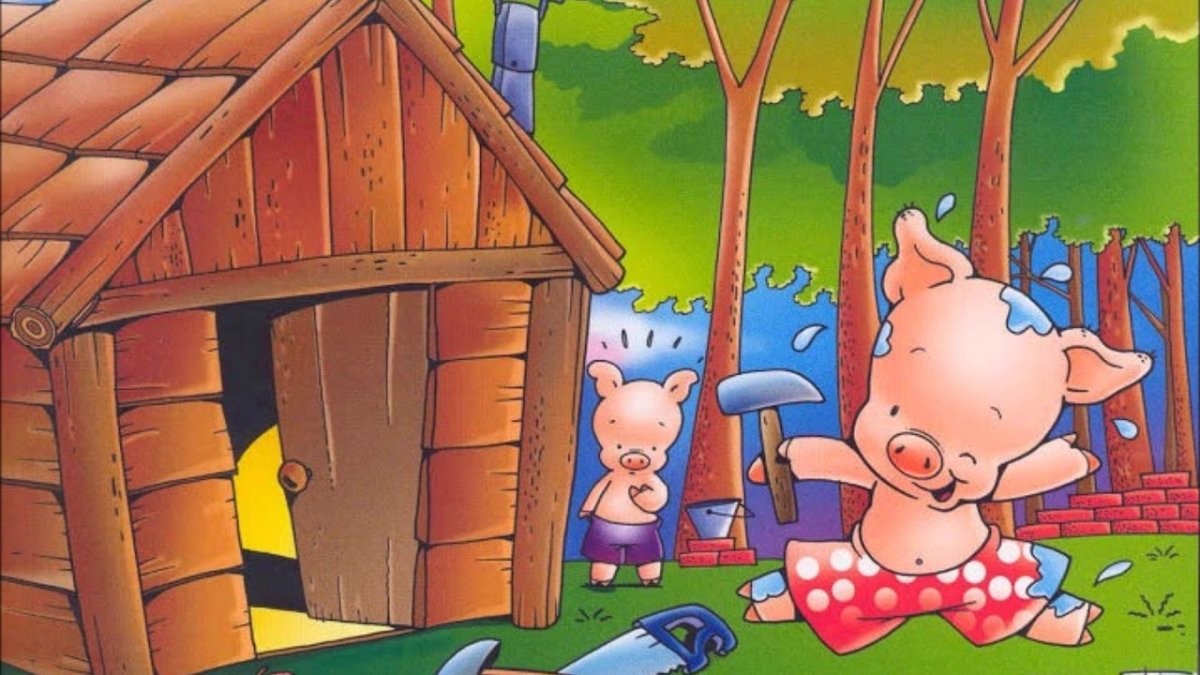 Соломенный дом 3 поросенка