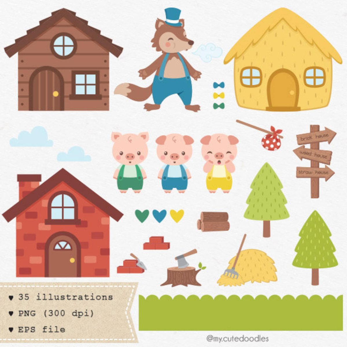 Сказка три поросенка Ниф Ниф