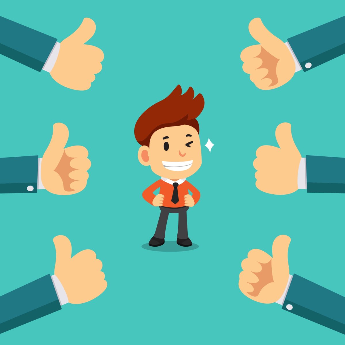 Работник похвала иллюстрация