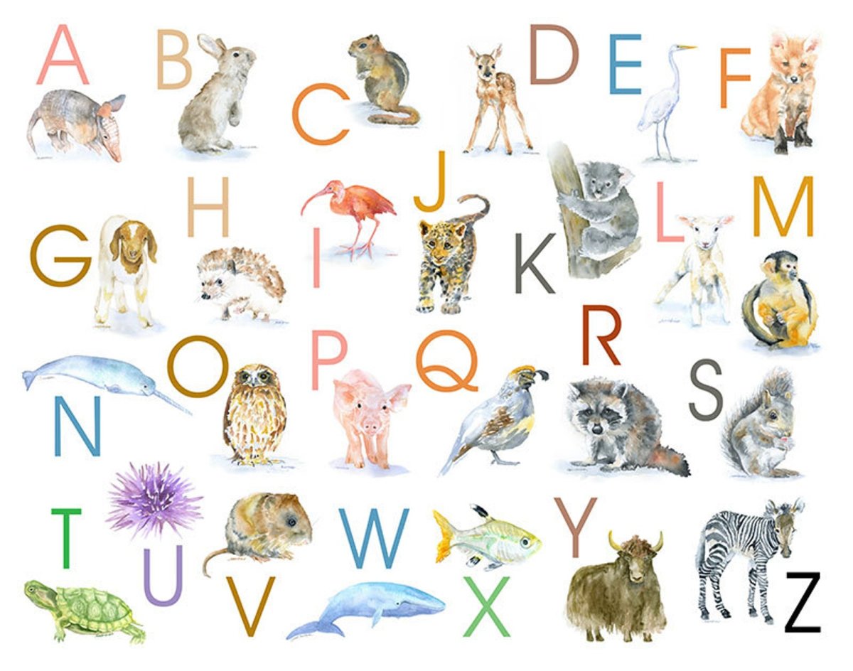 Раскраска. Веселая Азбука