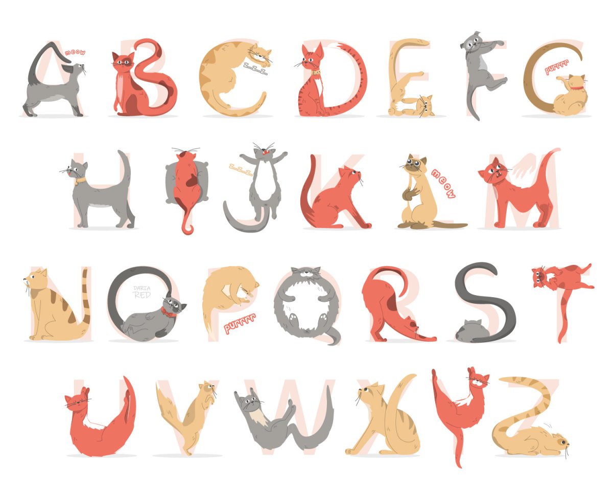 Постер алфавит в детскую