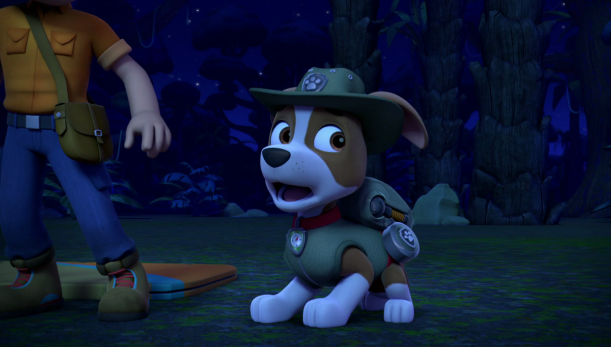 Трекер Щенячий патруль раскраска