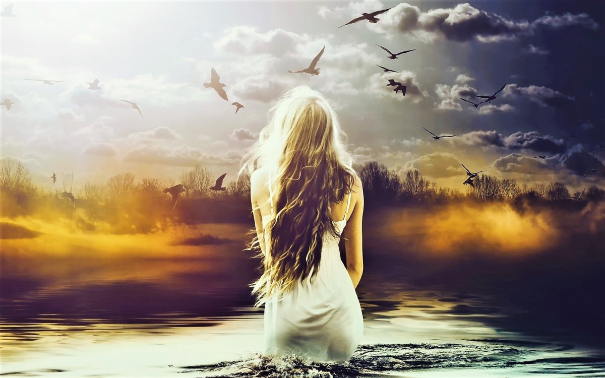 Плачущая эльфийка