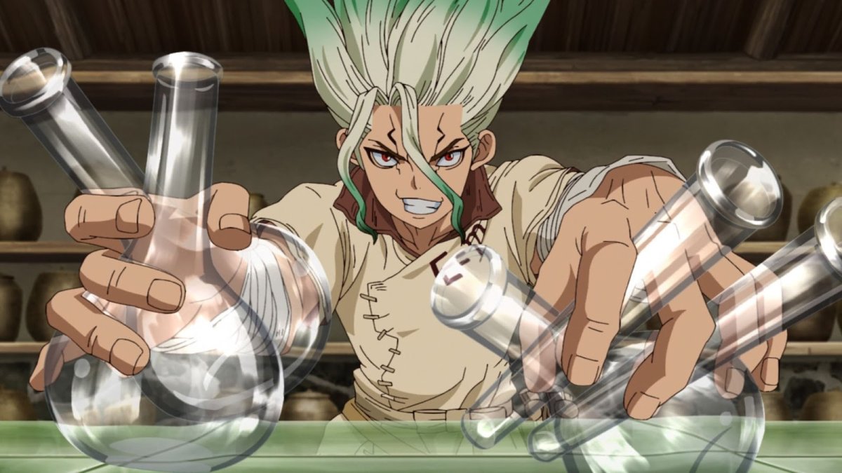 Аниме доктор Стоун сенку