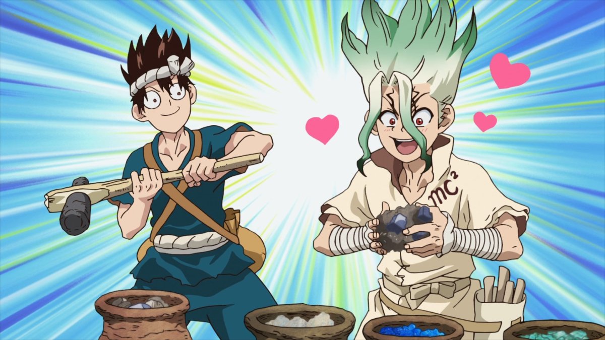 Аниме доктор Стоун сенку