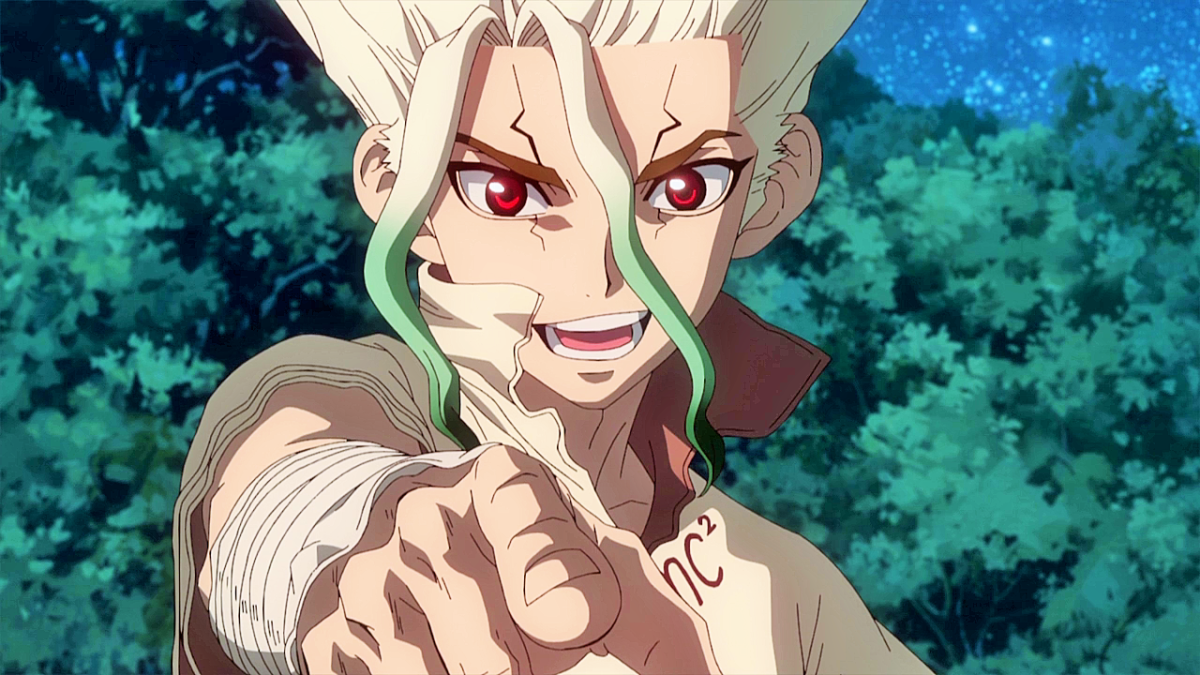 Аниме доктор Стоун Сэнку Ишигами