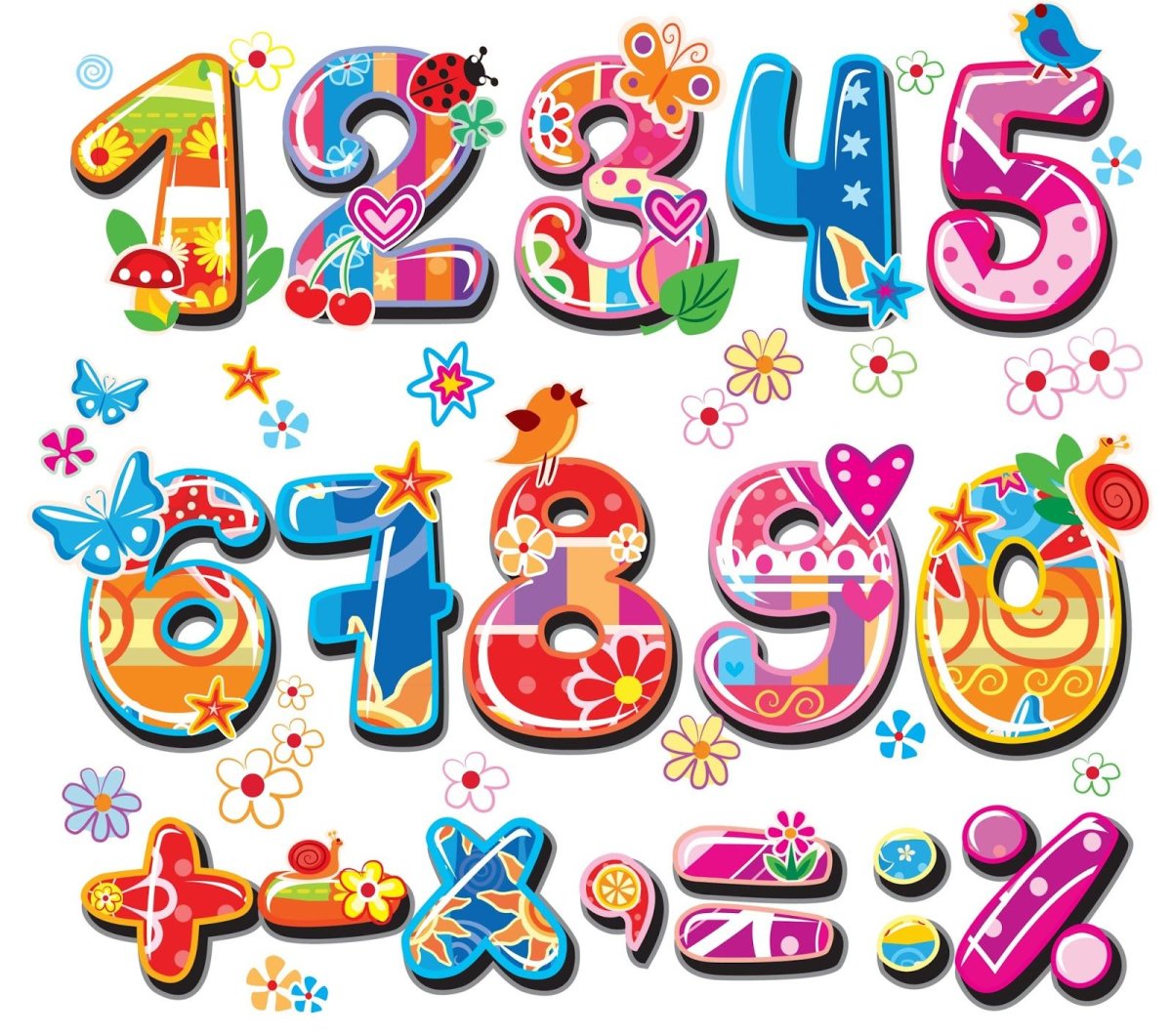 Прикольные цифры