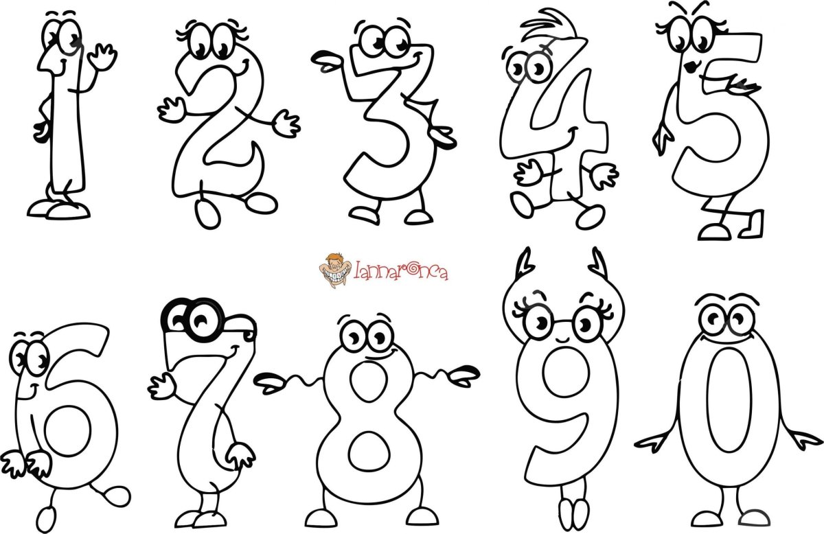 Весёлые цифры фигуры