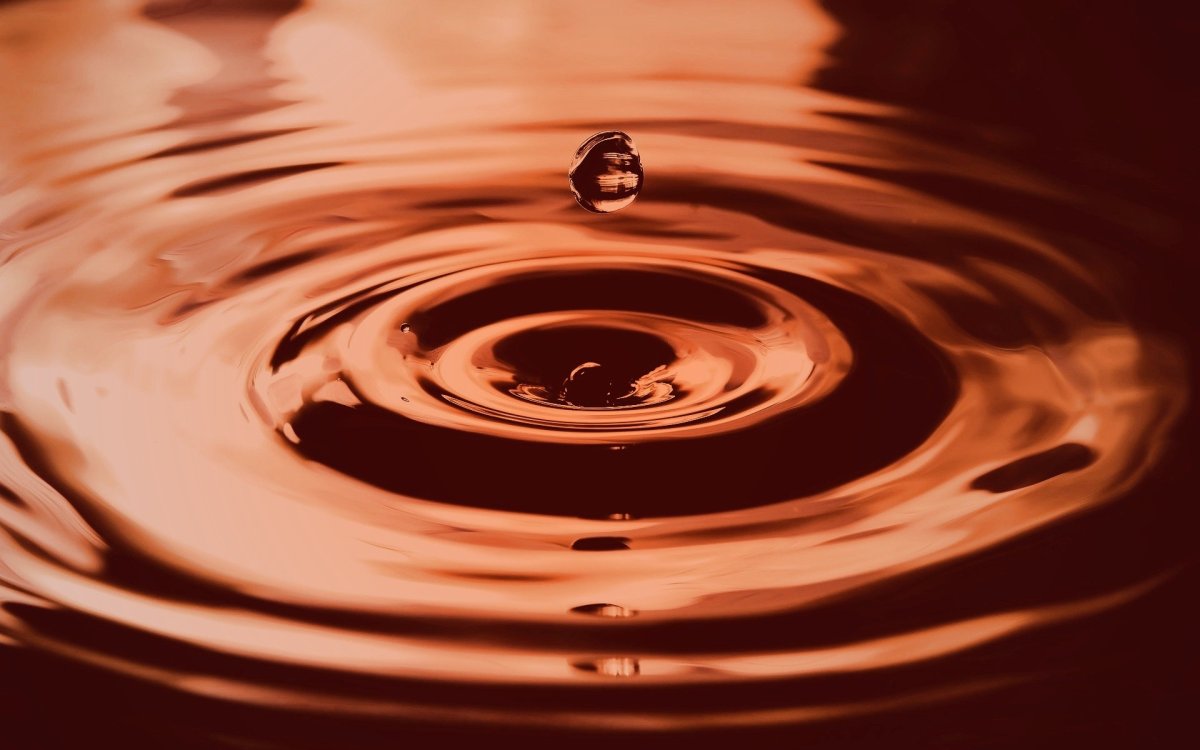 Круги на воде вид сверху