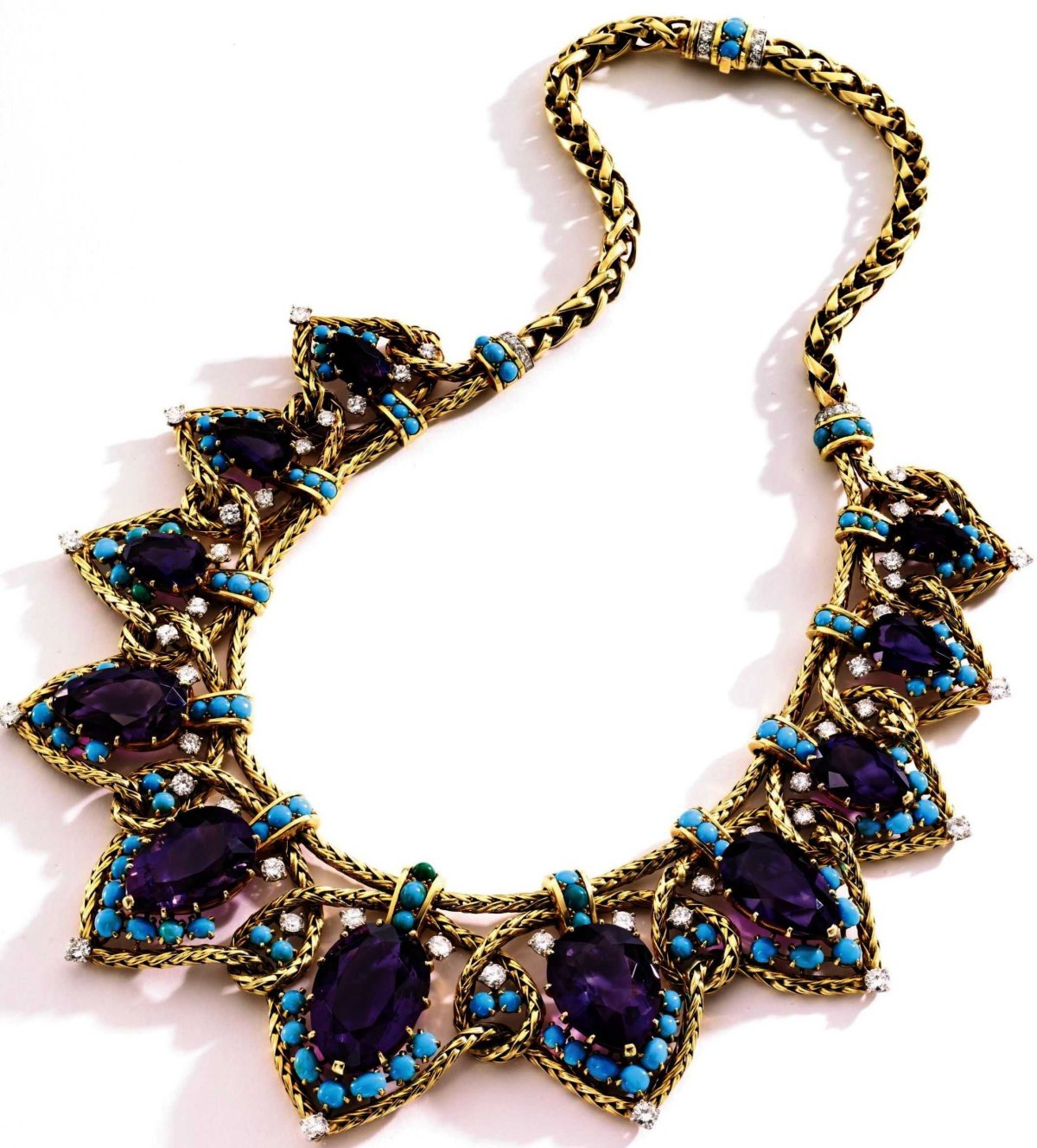 Cartier Necklace Turquoise Amethyst