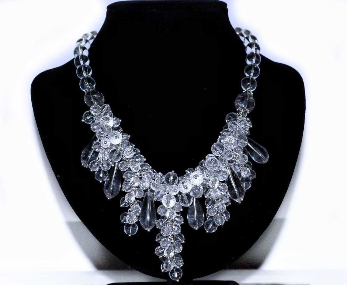 Горный хрусталь ожерелье