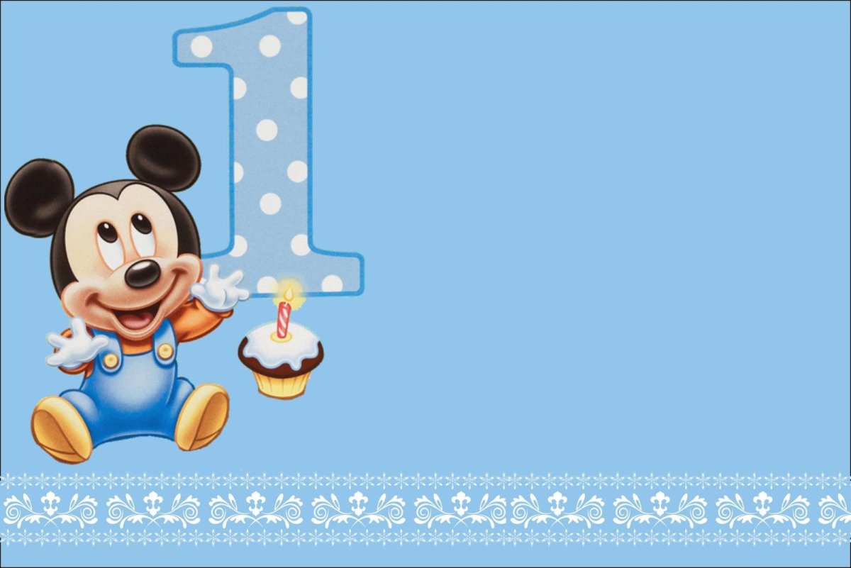 Приглашение на 1 годик мальчику