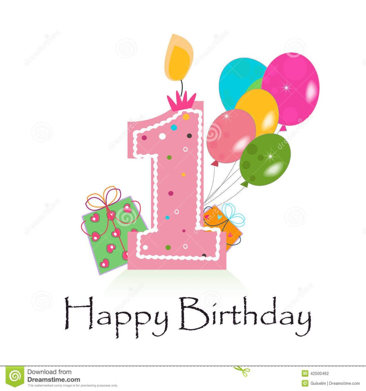 С первым годиком мальчику