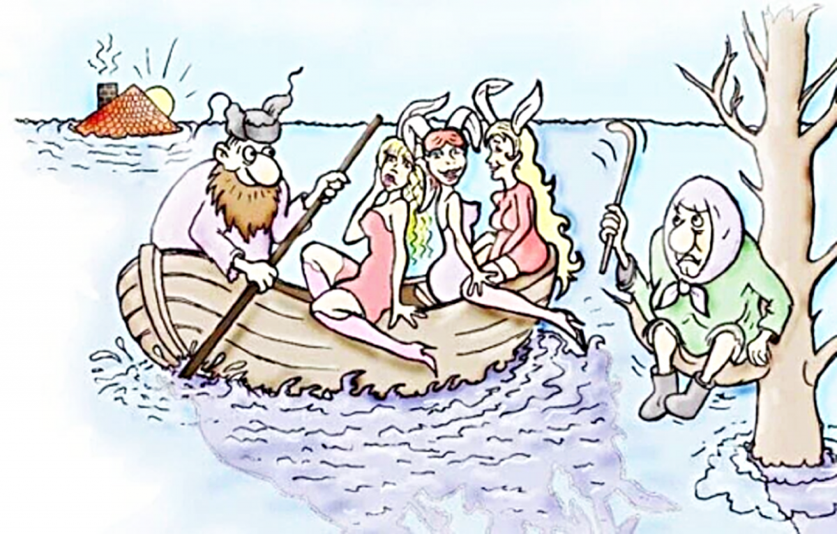 Дед Мазай и зайцы