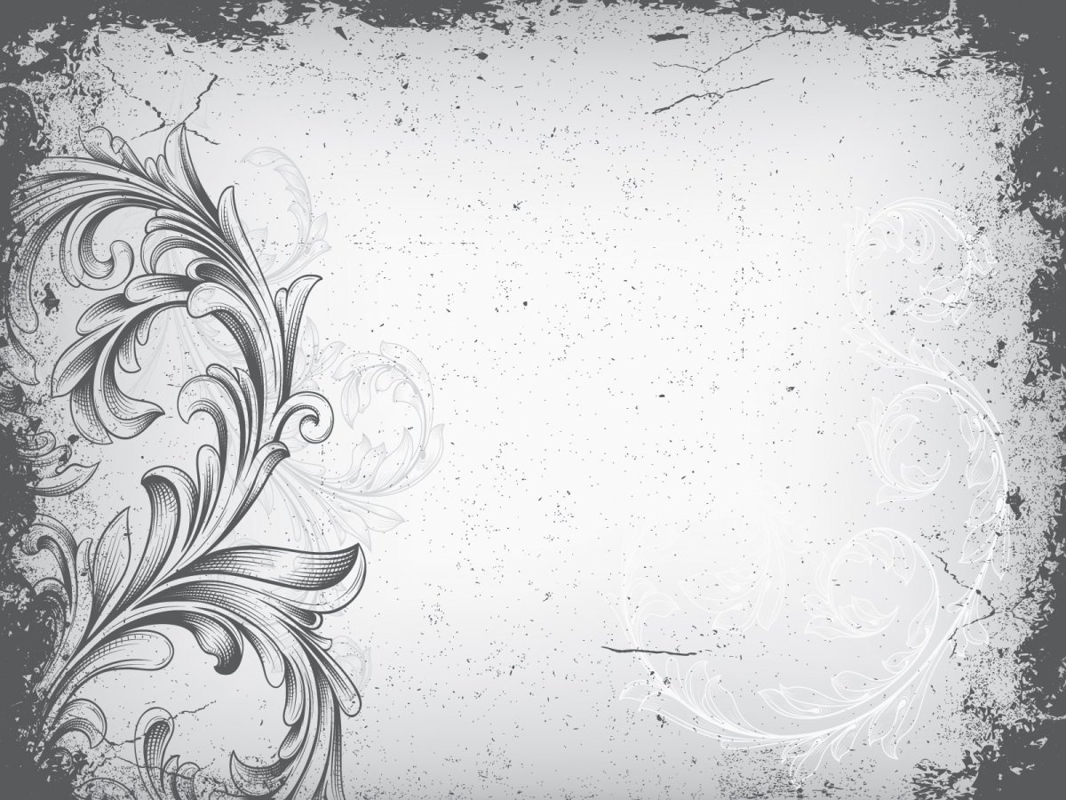 Серый фон с узорами