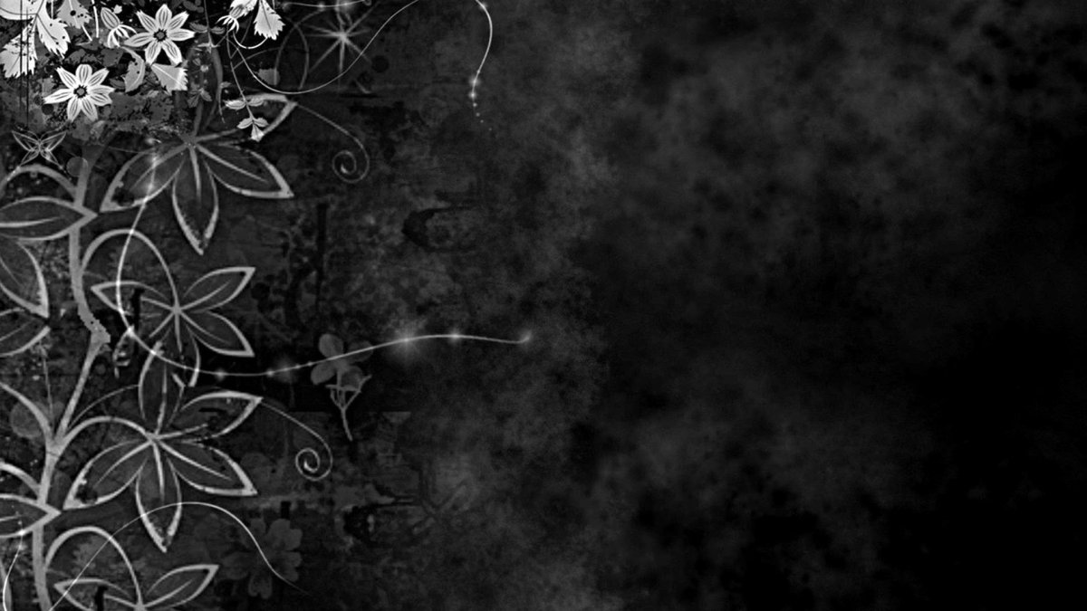 Черно белые обои