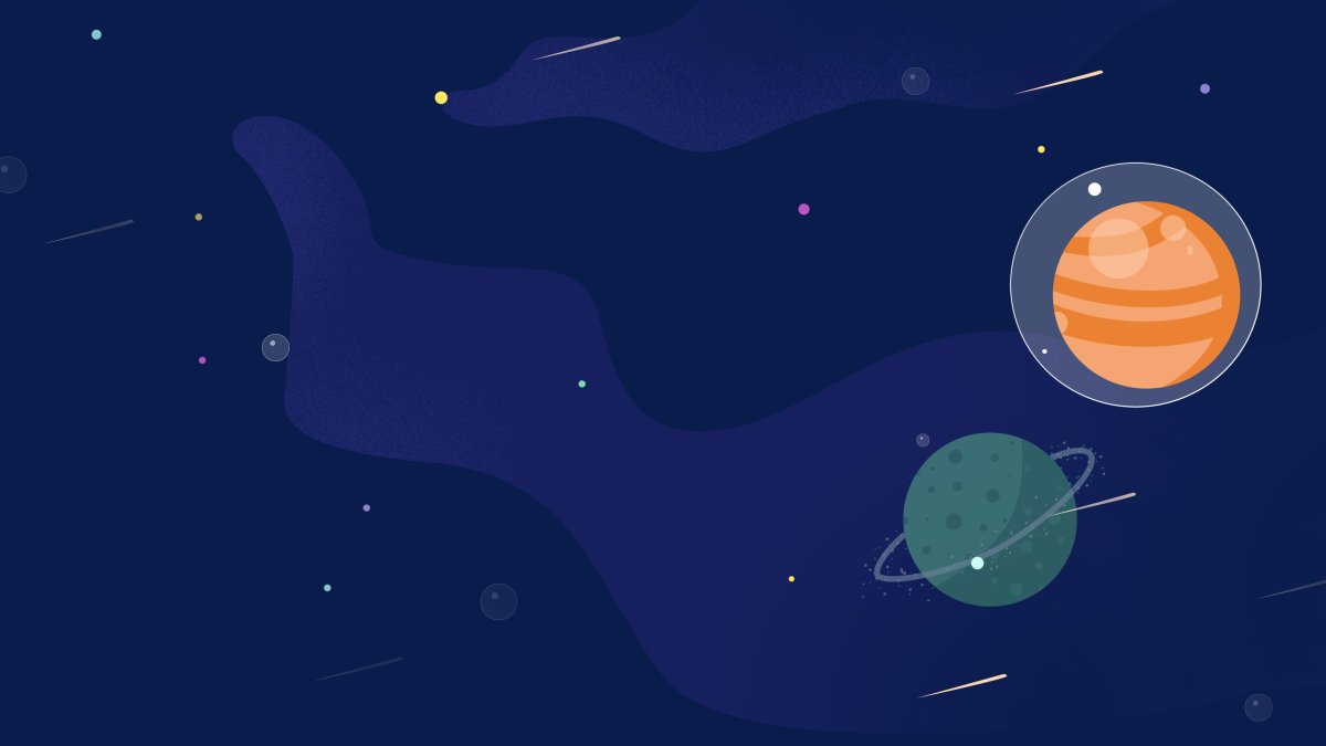 Космос мультяшный