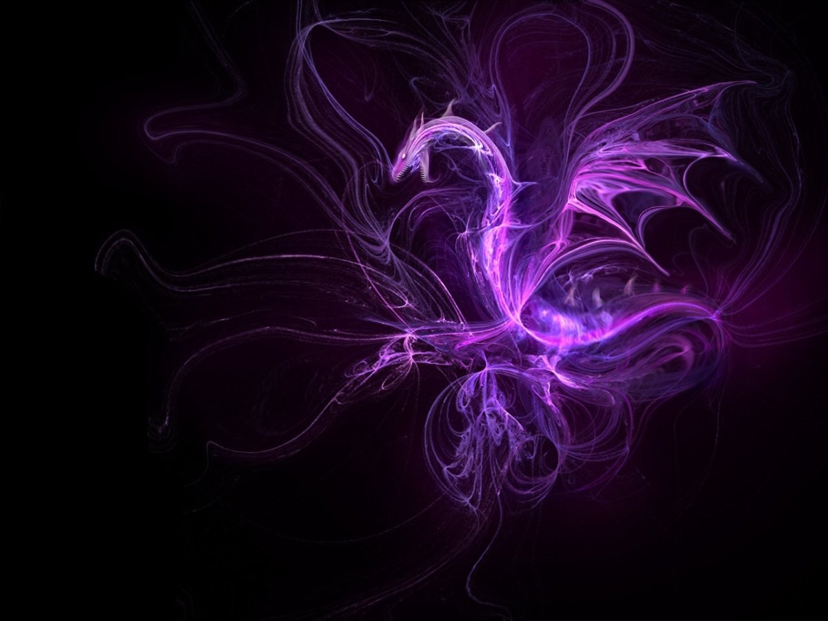Неоновый фиолетовый огонь