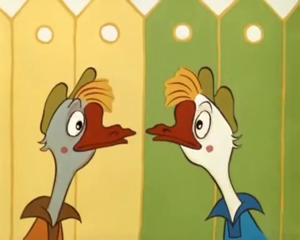 Два веселых гуся мультфильм 1970