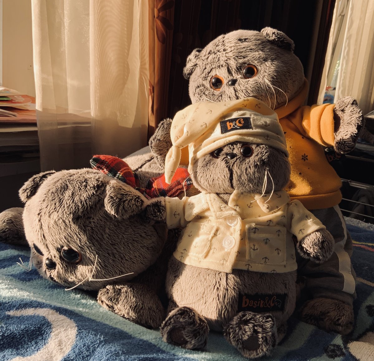 Игрушка кот и Зайка Басик