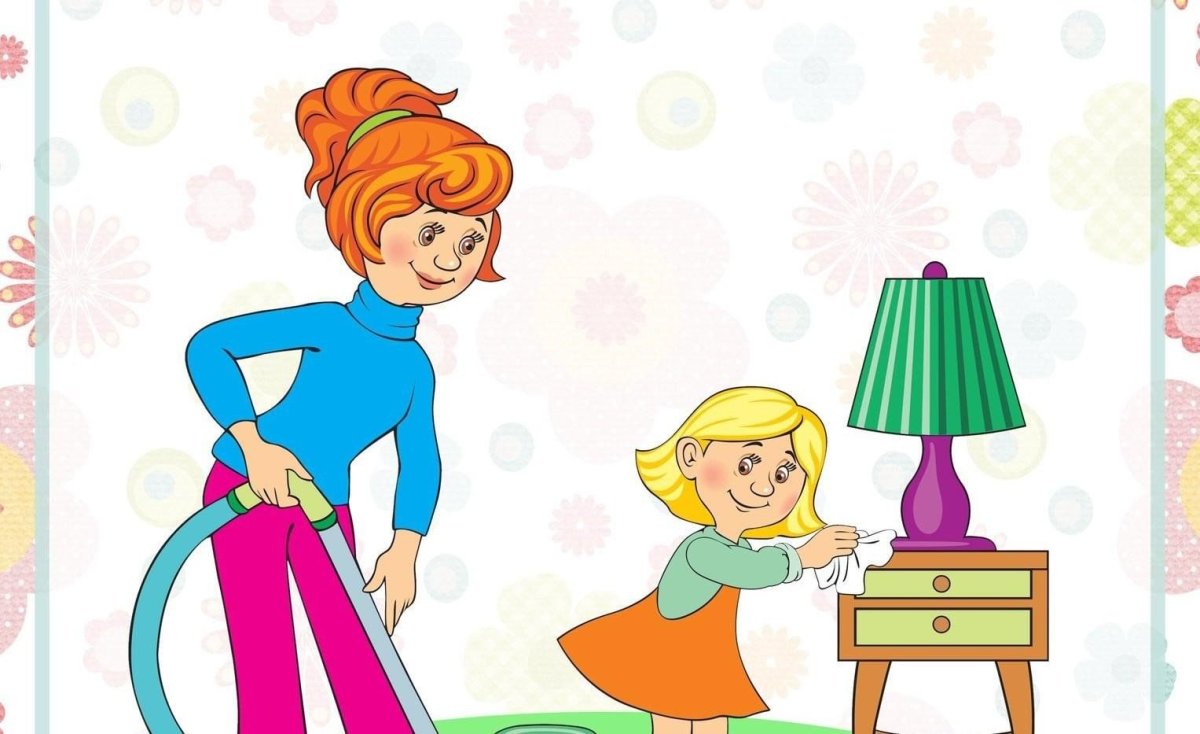 Помогаем маме картинки для детей