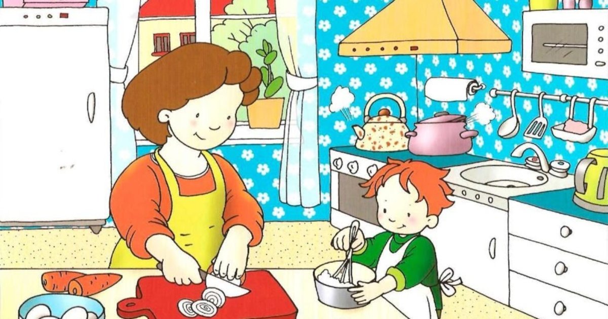 Карточки с домашними делами для детей