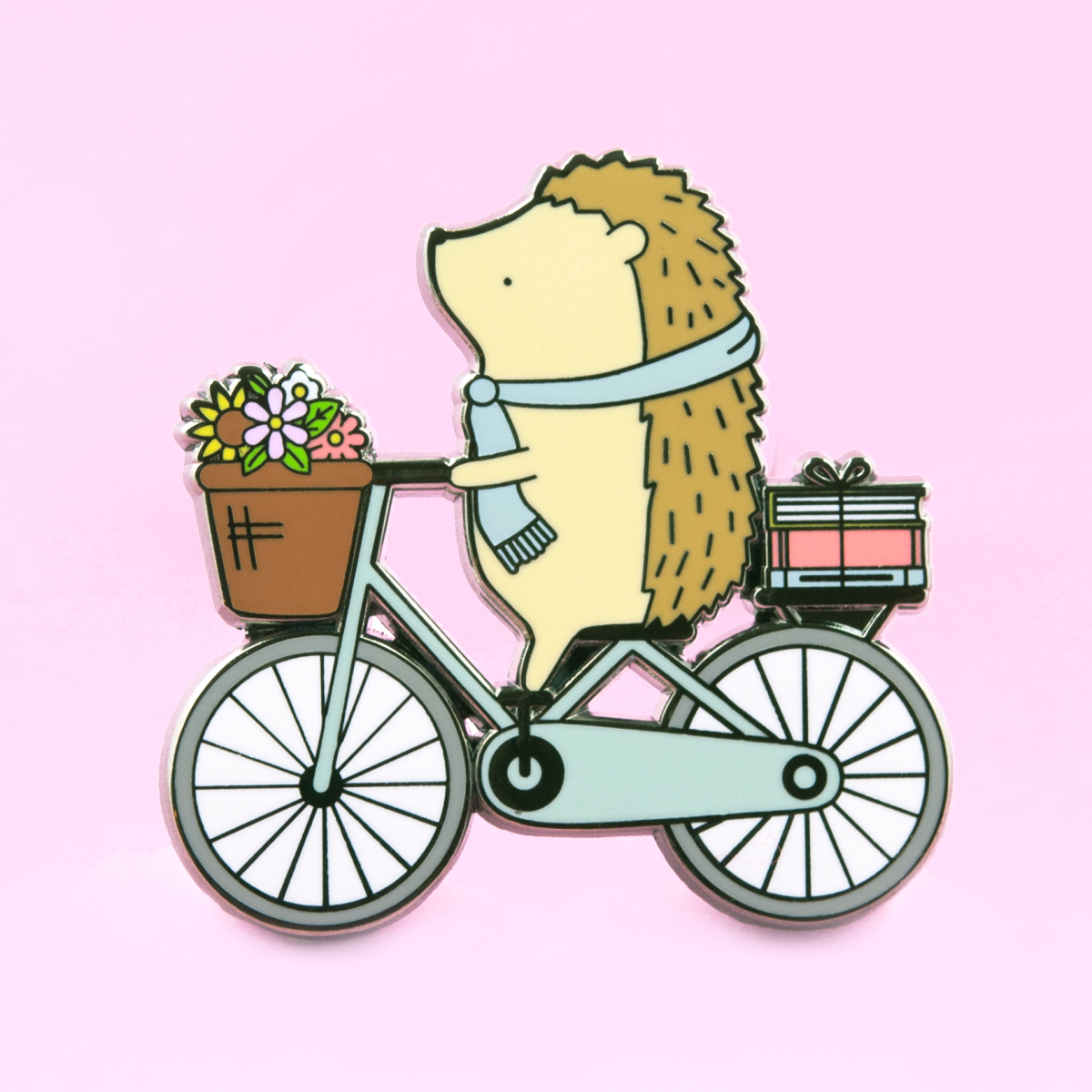 Ежик на самокате