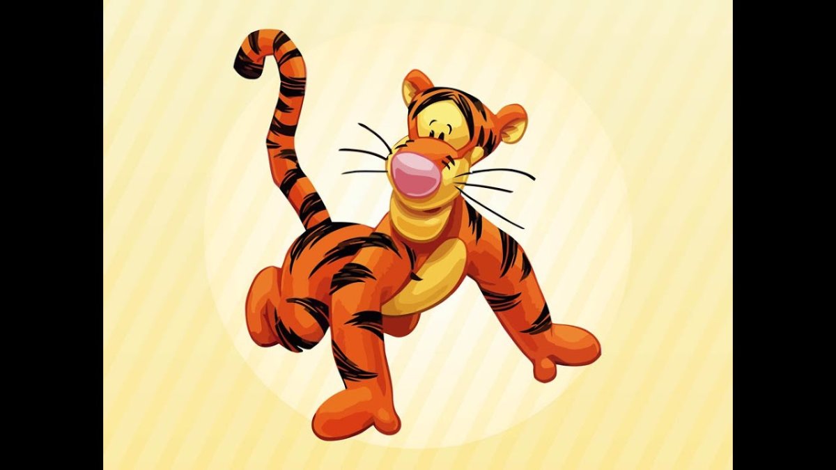 Тигра из Винни пуха арт