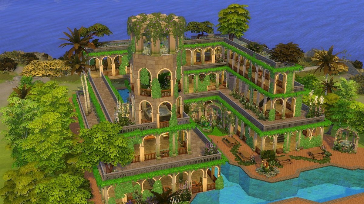 2 Чудо света висячие сады Семирамиды