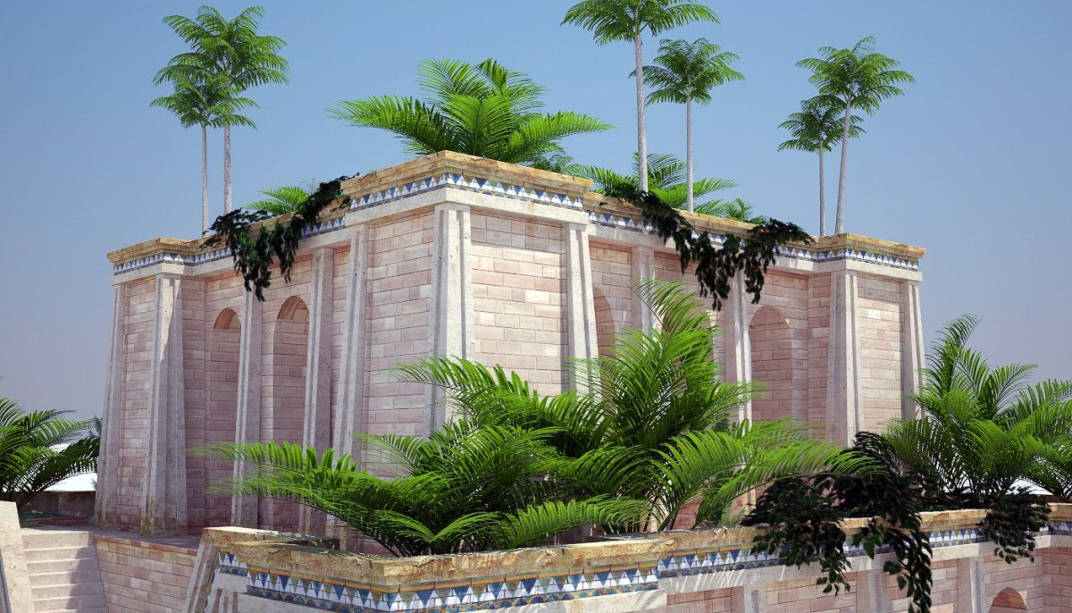 Висячие сады Семирамиды Ирак сейчас