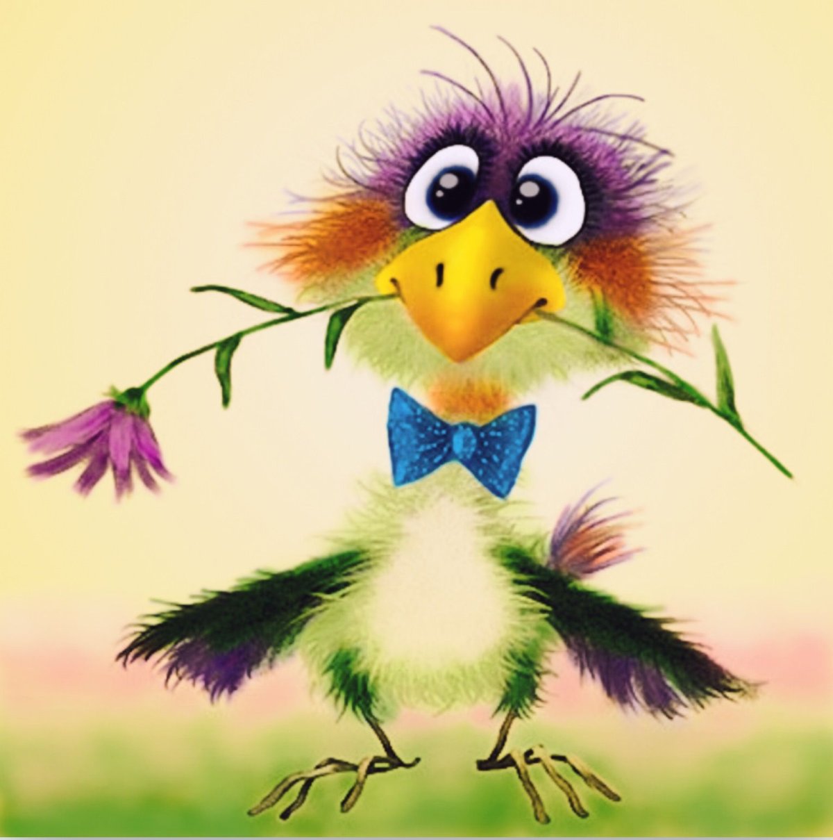 Павлин из мультика