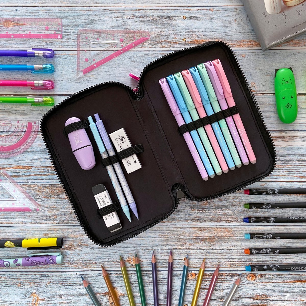 Пенал с эффектом втирки