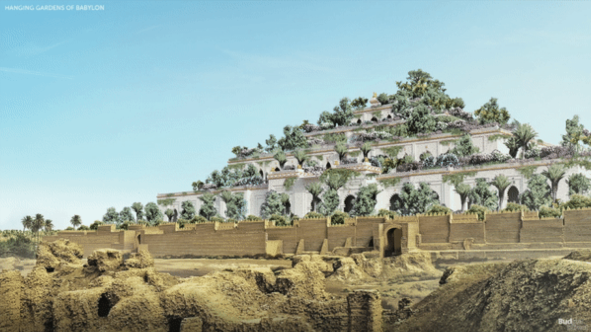 Висячие сады Семирамиды архитектура