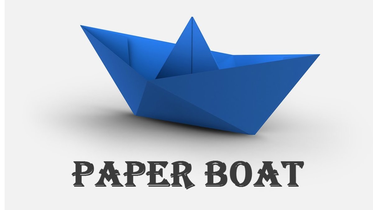 Бумажный кораблик