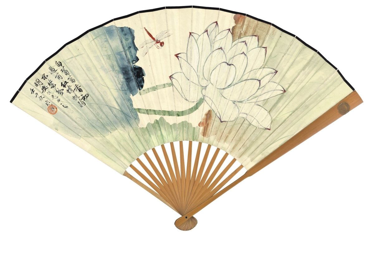 Живопись древней Японии веер