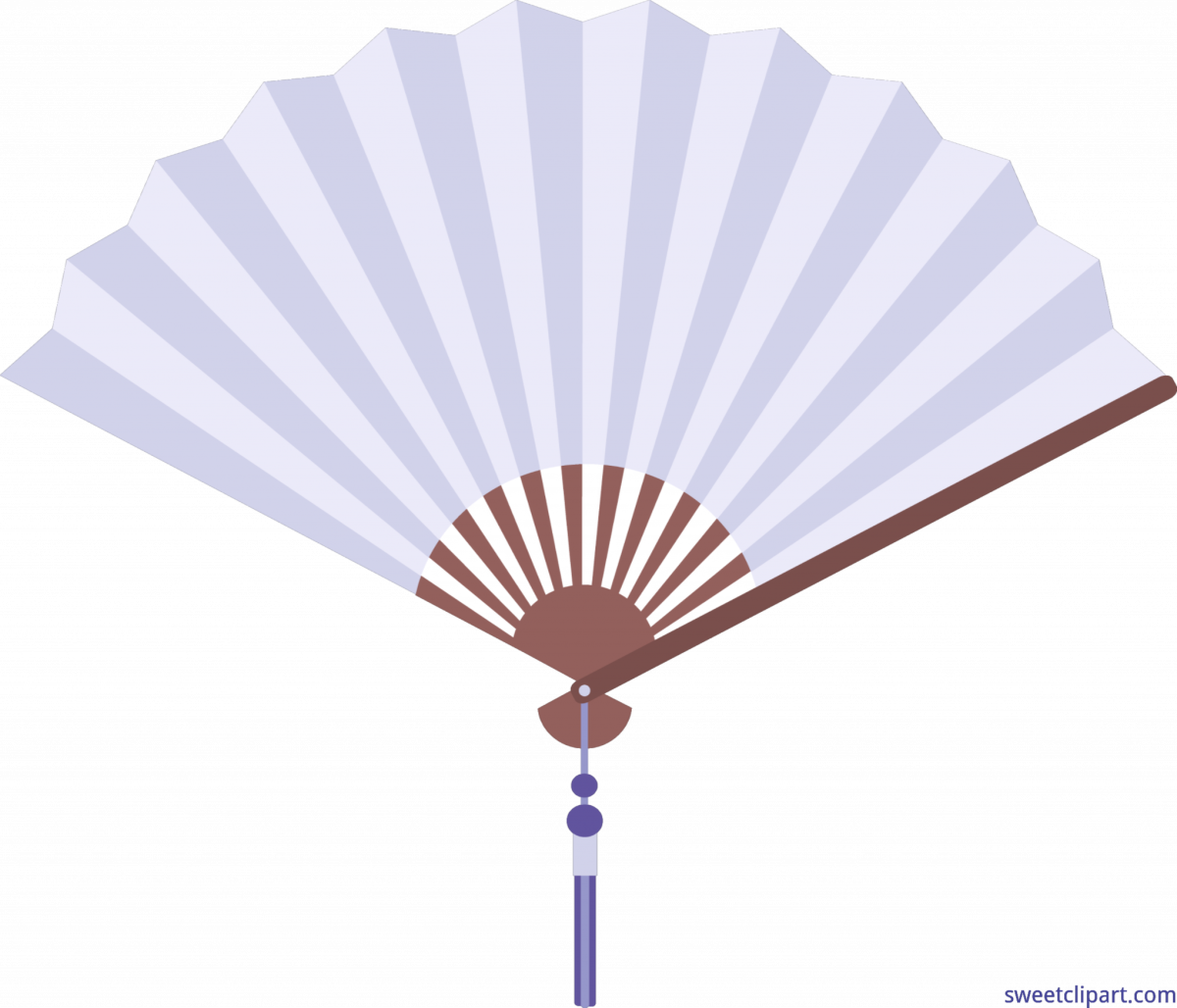 Веер вектор контур