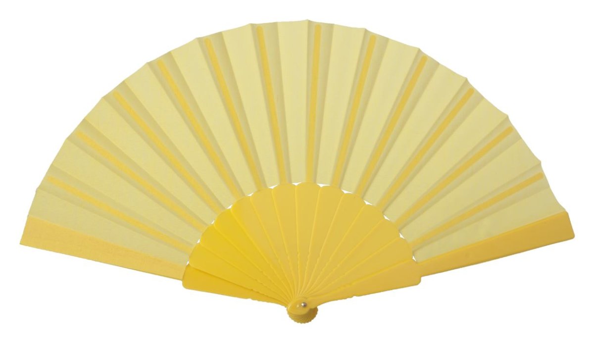 Веер желтый