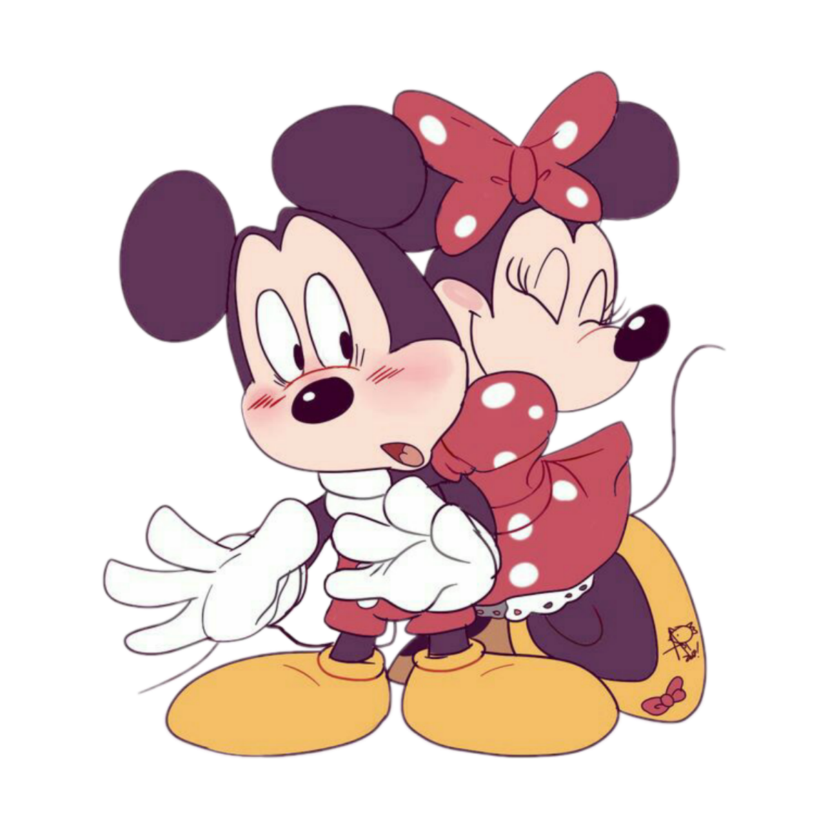 Микки Маус арт хуманизация