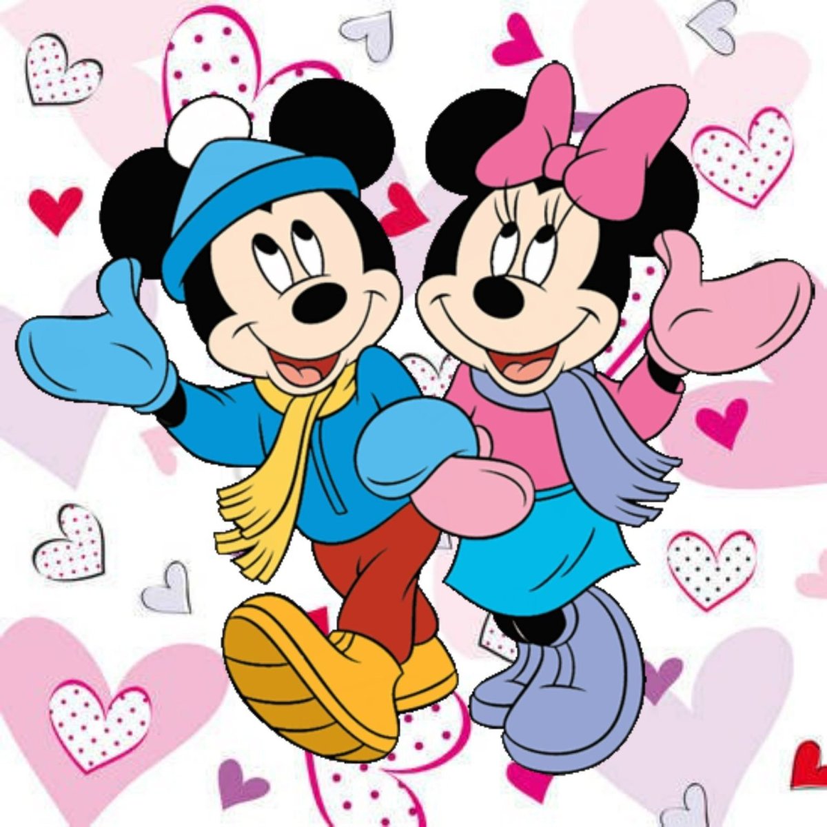 Микки Маус и Минни Маус