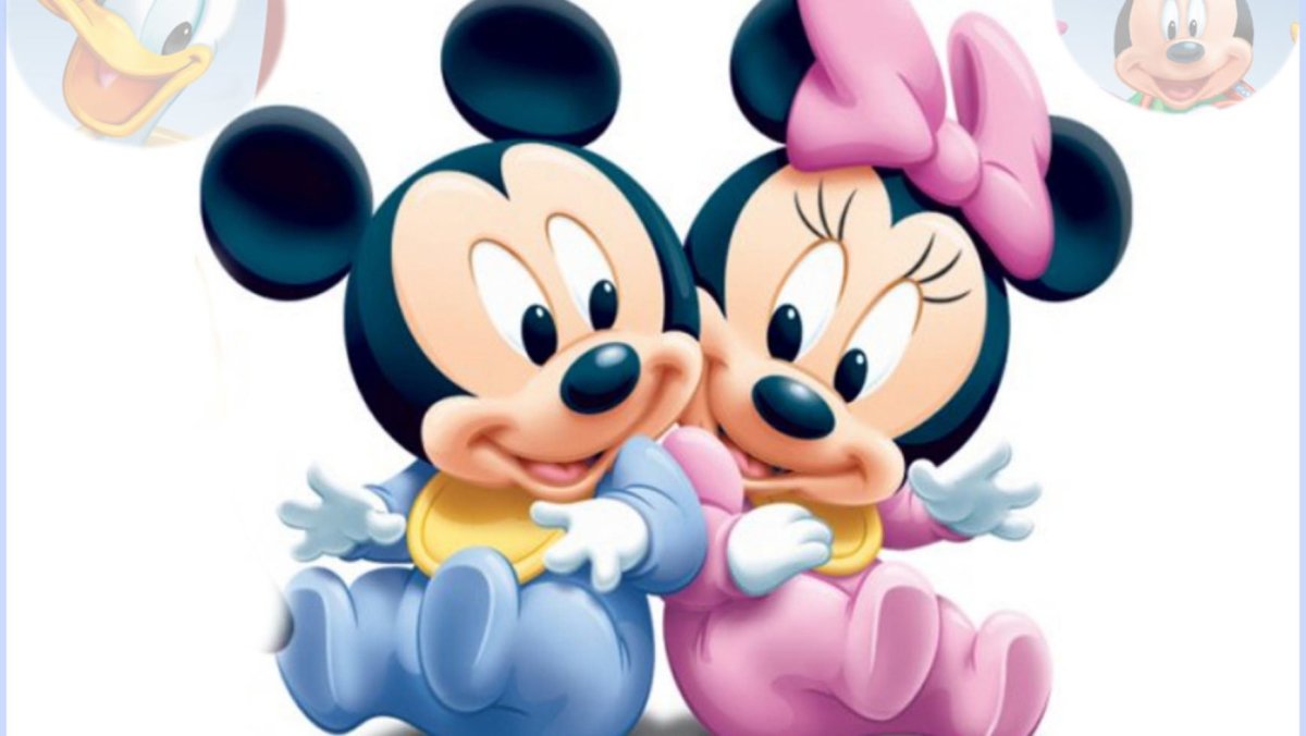Микки Маус и Минни Маус малыши