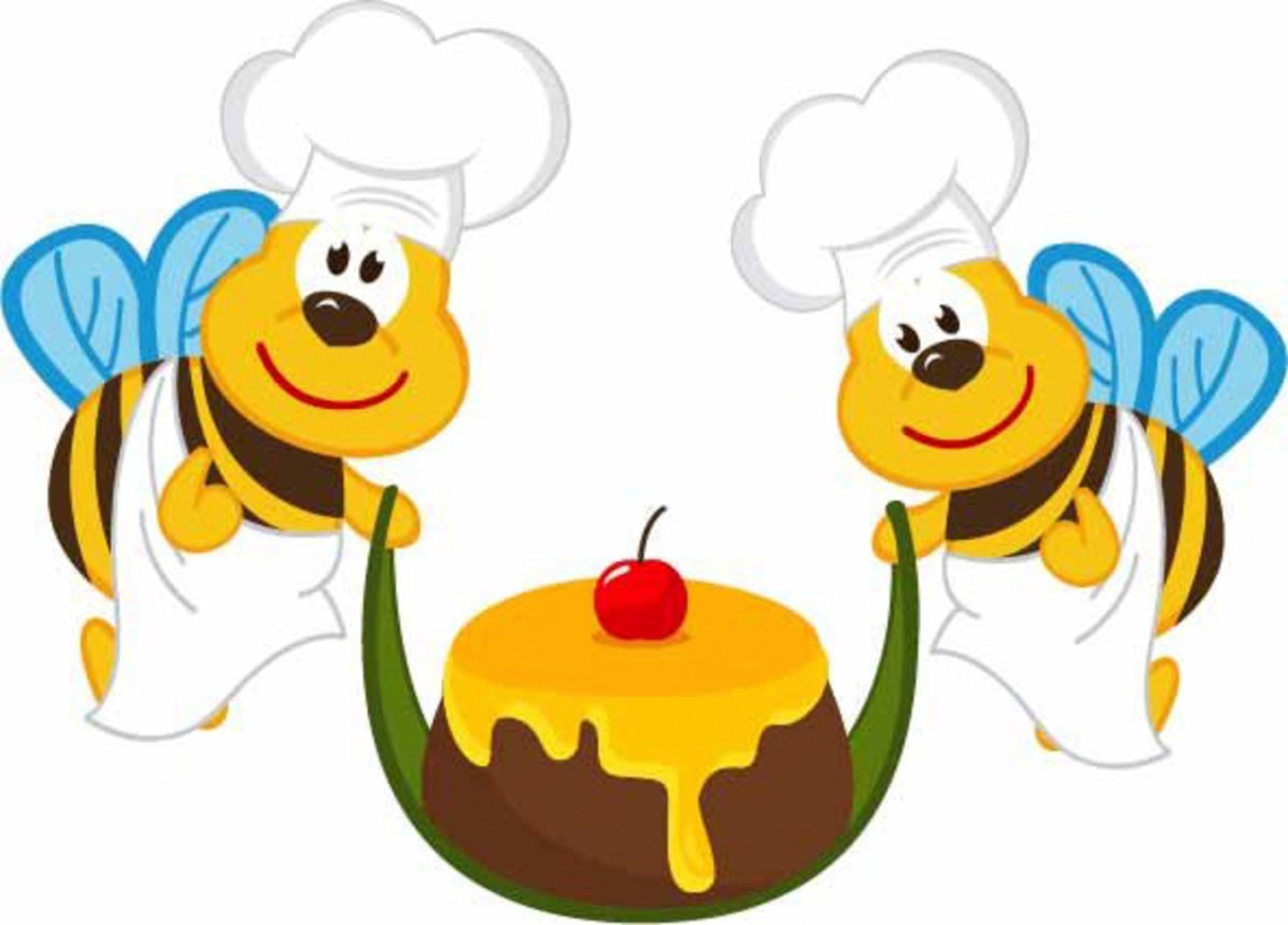 Пчёлки в поварском колпаке для детей
