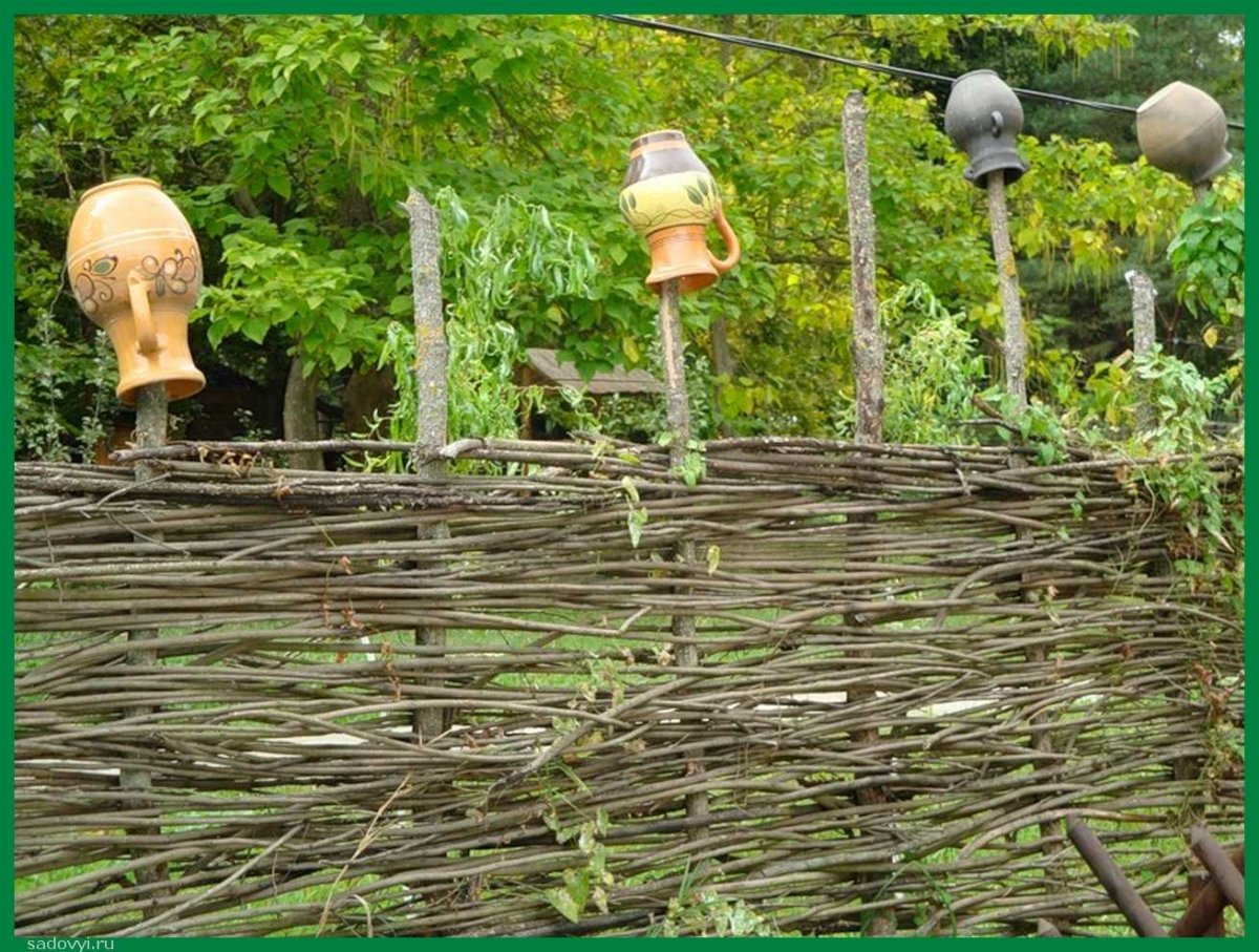 Забор плетень